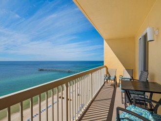 The large balcony is perfect for spotting dolphins, rays, manatees & sea turtles
