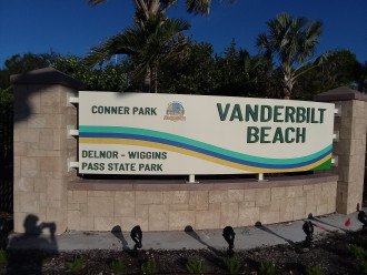 The entry to the Vanderbilt Beach neighborhood