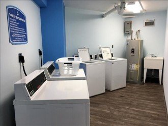 Renovated laundry rooms on each floor