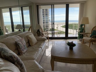 Living Room View at Beach and Gulf