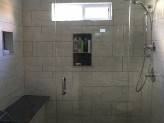 Master bath walk-in shower