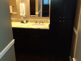 custom cabinets in guest bath