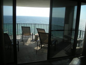 Huge Balcony with 4 lounge chairs plus more
