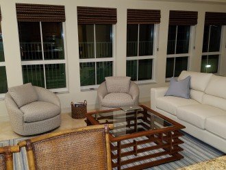 Family Room furnished with Lexington Tommy Bahama furniture.