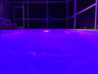 Colour change pool light show