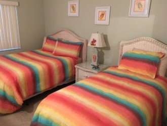 Guest Bedroom With Full and Twin Beds