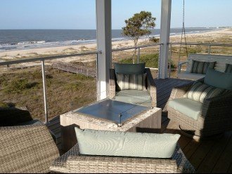 Gulf Front beach home with open concept and elevator. #43
