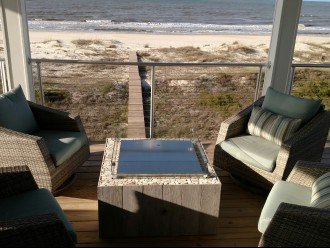 Gulf Front beach home with open concept and elevator. #42
