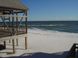 Beach Pavilion and Gulf of Mexico