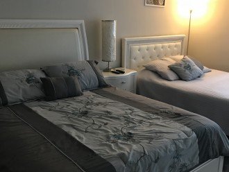1st Master with 2 Queen beds and attached bathroom