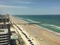 View looking north on Daytona Beach (SunGlo Pier) from Penthouse Clubroom