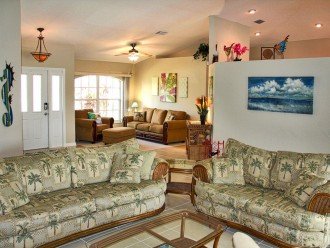 Joyous Spacious Gulf-Access Heated Pool Home,4 bdrm,Boat lift, WifI #4