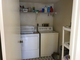 FULL SIZE WASHER AND DRYER IN UNIT