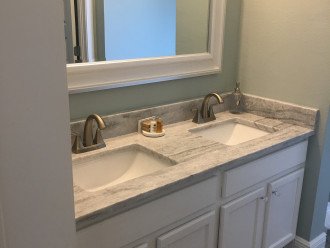 Double sinks in the Master Bath