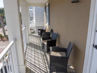 outside seating off the 2nd floor queen suite