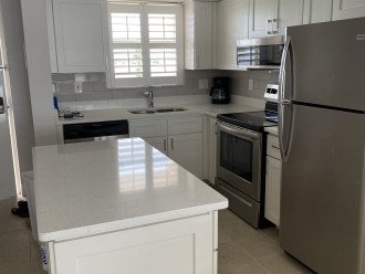 New kitchen with quartz countertops