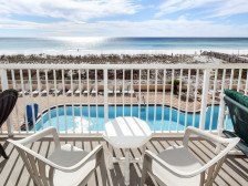 AWESOME GULF FRONT condo 2 bdr, 2 bath, pool, lg. balcony, amenity package!!