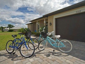 4 bikes for your use at the Villa in Cape Coral