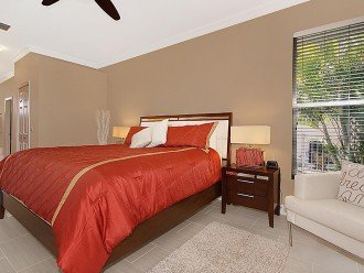 Master bedroom of the dream villa in Cape Coral