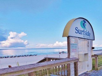 Entrance to Surfside Resort Private Beach
