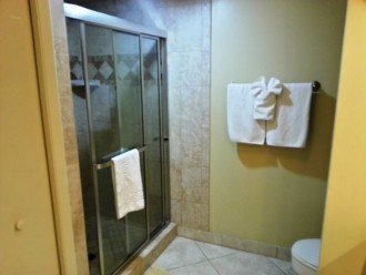 Mater Bathroom Large Walk-in Shower.