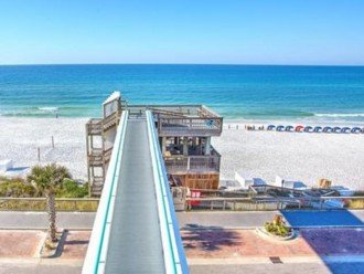 Only Sky Bridge in Destin over the street to the Water and White Pristine Sand