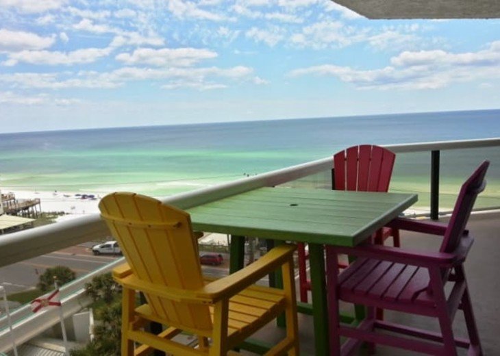 Enjoy incredible views of the Gulf of Mexico from your private balcony :)