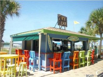 Many amenities on site, one of them been the Gulf front Tiki Bar