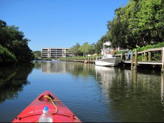 Kayak rental is available in walking distance - start right behind our house
