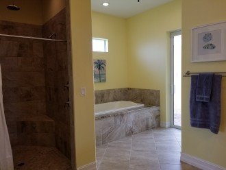 Master bathroom - access to the outdoor shower
