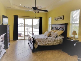 Master Bedroom - King with TV and Private Patio