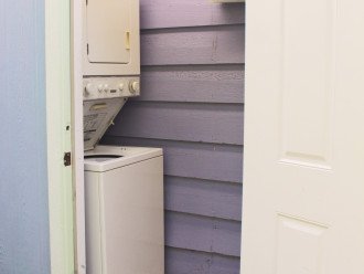 Your private washer and dryer and additional fridge/freezer in cottage.
