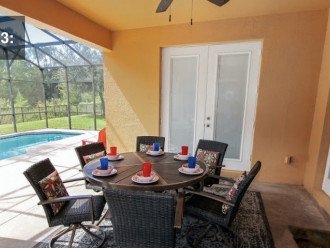 Dining area outside