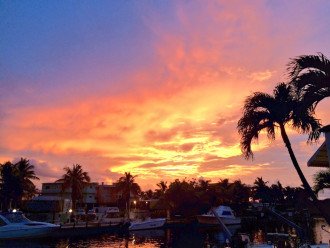 Amazing sunsets await you at the end of your day in The Florida Keys!