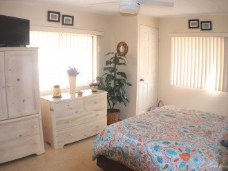 Spacious and bright Master Bedroom with Queen sized bed and plenty of storage