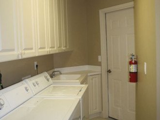 Laundry Room and entrance to garage
