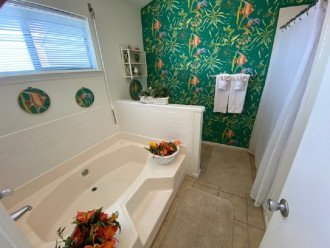 Master Bath wth Garden Tub and Separate Shower