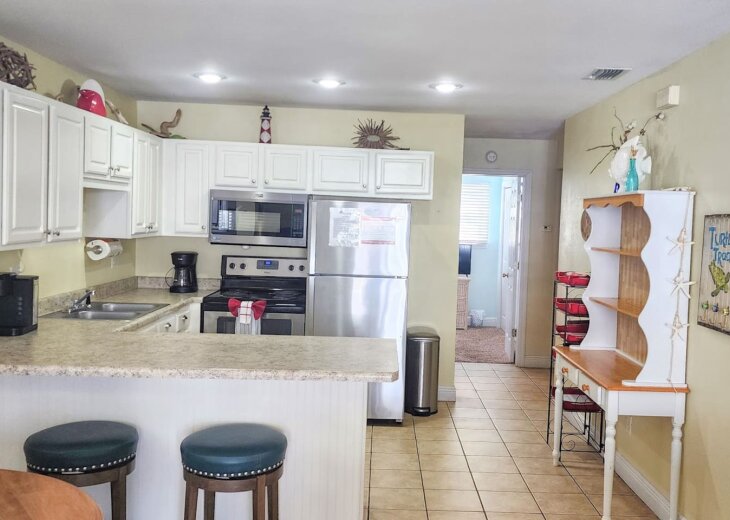 Cook a real breakfast in a kitchen stocked for the whole crew.