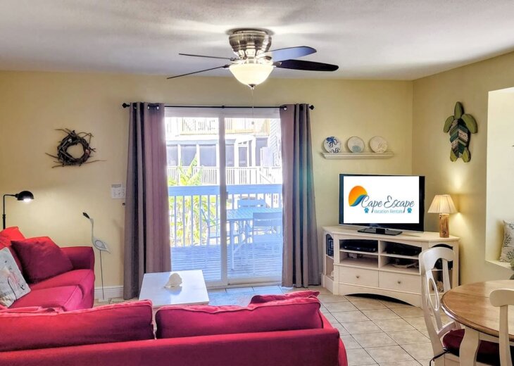 Sink into the sectional and let the beach day catch up with you.