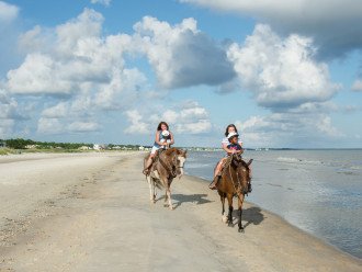 Horseback Riding Right on the Beach on the south end of Cape San Blas!