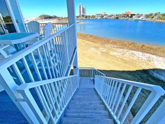 Breath-taking views of Sabine Bay from this beautifully decorated townhome! #35