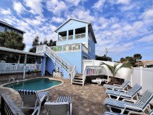 House on Oceanfront Property, Ocean View, Steps To The Sand, 4bedroom Sleeps 12.