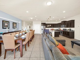 Dining and Kitchen area