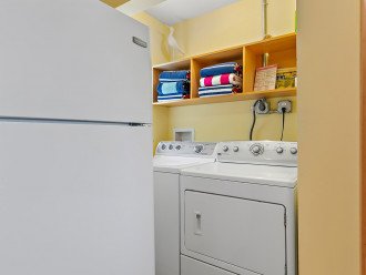 Washer and Dryer in the unit.