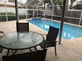 OUTDOOR DINING AND POOL AREA