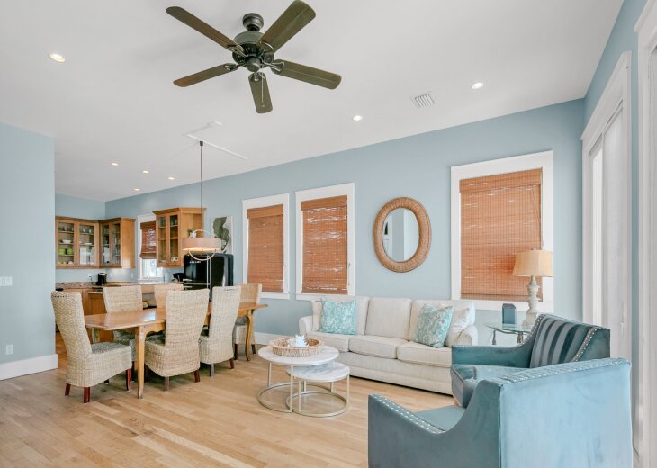 Bright and Area the Open Floor Plan Moves Easily From One Area to the Next