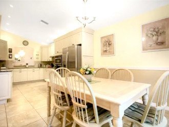 Recently renovated fully equipped kitchen and dining area