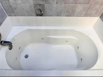 Jacuzzi tub in hall bath