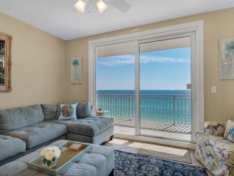 Three separate balconies are present in this condo, with gorgeous ocean views.