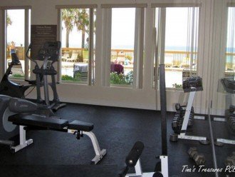 Fitness Center overlooking pool, beach & Gulf Can’t beat the view!
